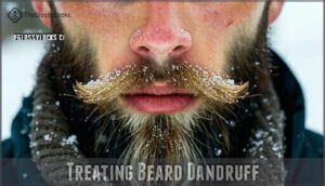 treating beard dandruff