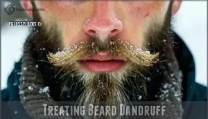 treating beard dandruff