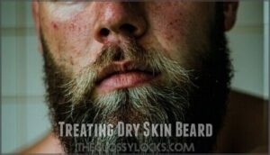 treating dry skin beard