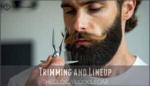 trimming and lineup