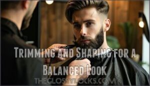 trimming and shaping for a balanced look