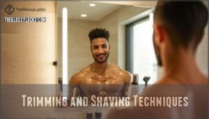 trimming and shaving techniques
