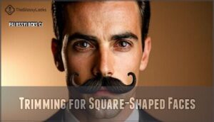 trimming for square-shaped faces