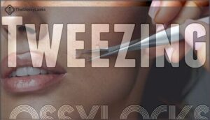 tweezing