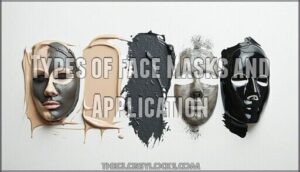 types of face masks and application