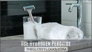 use hydrogen peroxide