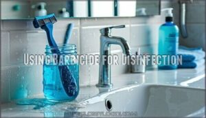 using barbicide for disinfection