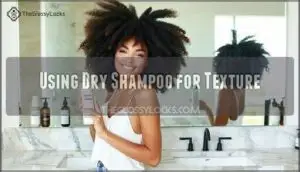 using dry shampoo for texture