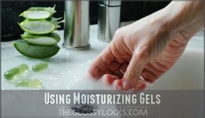 using moisturizing gels
