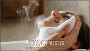 warm compresses