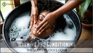 washing and conditioning