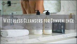 waterless cleansers for convenience
