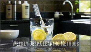 weekly deep cleaning methods
