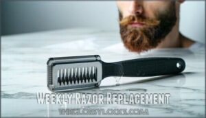 weekly razor replacement