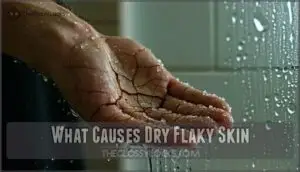 what causes dry flaky skin