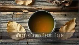 what is cedar beard balm
