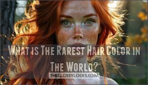 what is the rarest hair color in the world