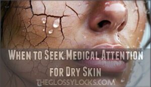 when to seek medical attention for dry skin