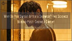 why do you sweat after a shower
