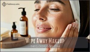 wipe away makeup