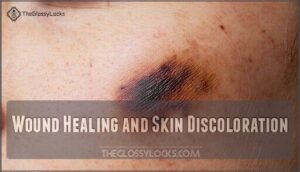 wound healing and skin discoloration