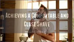 achieving a comfortable and close shave