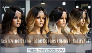 achieving salon-look colors (ombre, balayage)
