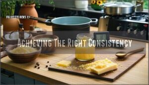 achieving the right consistency