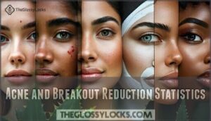 acne and breakout reduction statistics