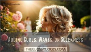 adding curls, waves, or sleekness