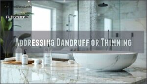 addressing dandruff or thinning