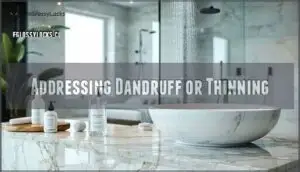 addressing dandruff or thinning