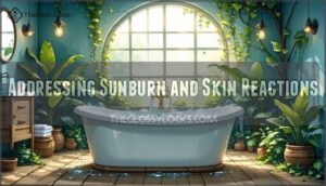 addressing sunburn and skin reactions