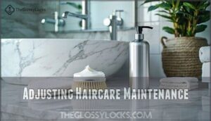 adjusting haircare maintenance