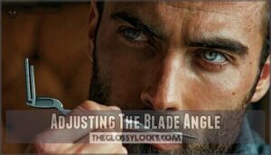 adjusting the blade angle