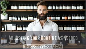 adjusting your routine as needed