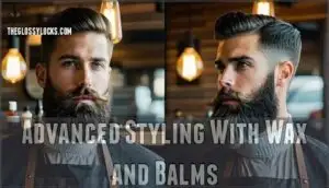 advanced styling with wax and balms