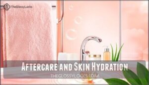 aftercare and skin hydration
