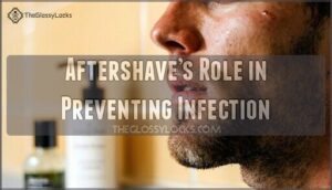 aftershave’s role in preventing infection