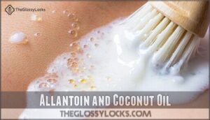 allantoin and coconut oil