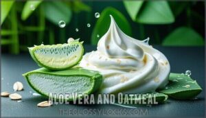 aloe vera and oatmeal