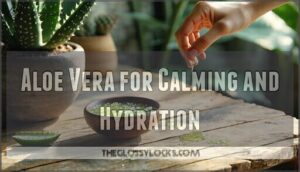 aloe vera for calming and hydration