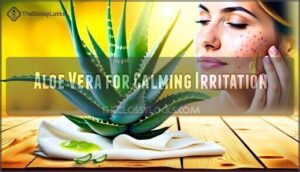 aloe vera for calming irritation