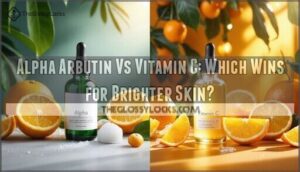 alpha arbutin vs vitamin c