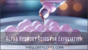 alpha hydroxy acids for exfoliation