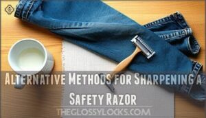 alternative methods for sharpening a safety razor