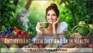 antioxidant-rich diet and skin health