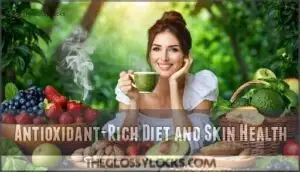 antioxidant-rich diet and skin health