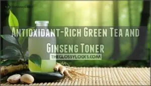 antioxidant-rich green tea and ginseng toner antioxidant-rich green tea and ginseng toner