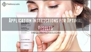 application instructions for optimal results